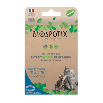 Collier répulsif pour chat Biospotix