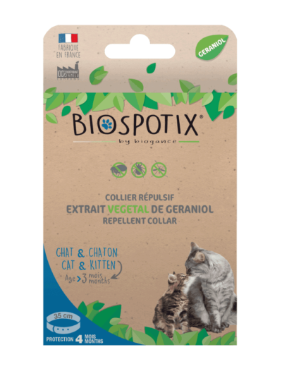 Collier répulsif pour chat Biospotix