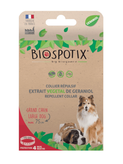 Collier répulsif pour grand chien Biospotix
