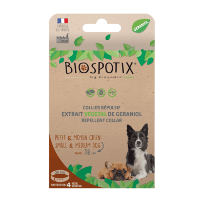 Collier répulsif pour petit chien Biospotix