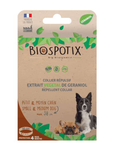 Collier répulsif pour petit chien Biospotix