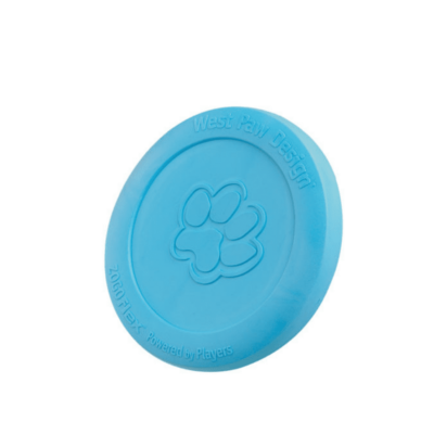 Frisbee bleu pour chien Zisc