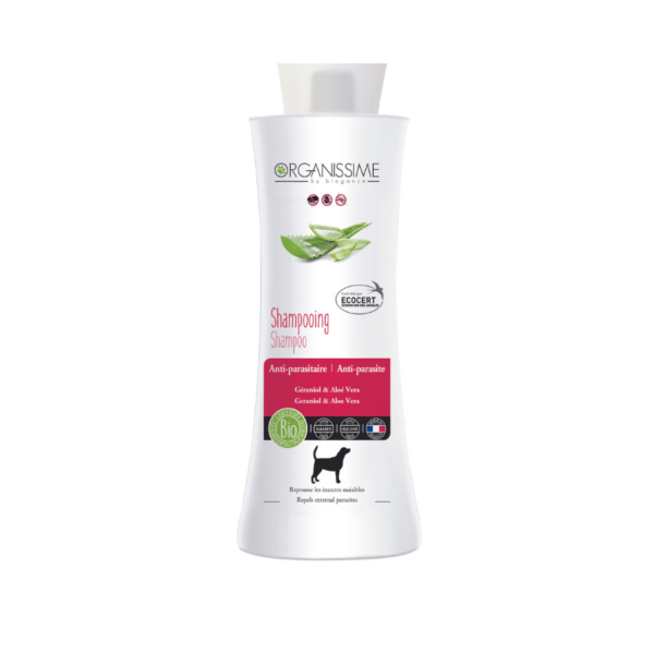 shampooing antiparasitaire chien