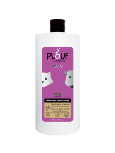 shampooing antiparasitaire chien chat plouf
