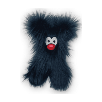 Monstre en peluche bleu pour chien