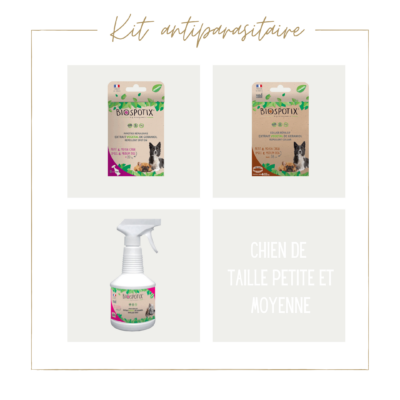 kit antiparasitaire naturel pour petit et moyen chien